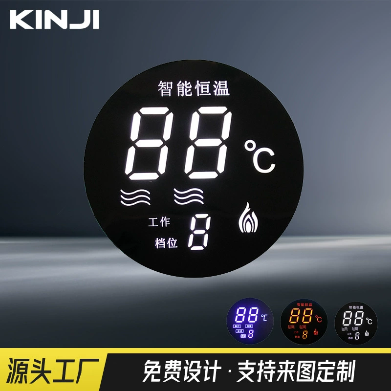 Производитель источника напрямую поставляет светодиодный цифровой цветной экран интеллектуальный водонагреватель дисплей круглый цвет подсветки