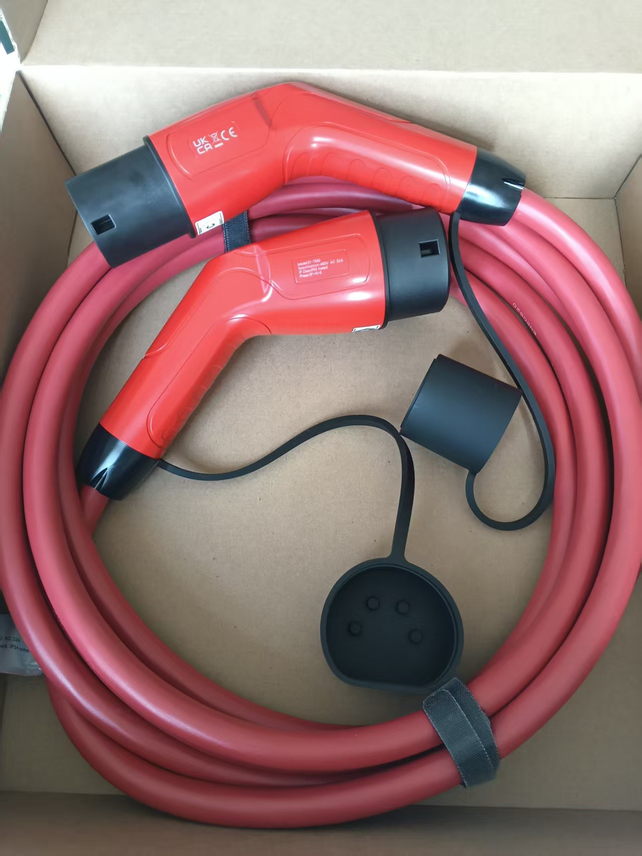 Wow! New Energy Electric Vehicle Type2 Portable Charger with Dual European Standard Connectors, 3.5~22Kw