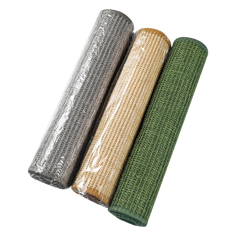 Sisal Lino gato rasguño Mat PET moler garra dormir Mat anti-gato rascarse sofá protección bloqueo pasta alfombra transfronteriza en stock