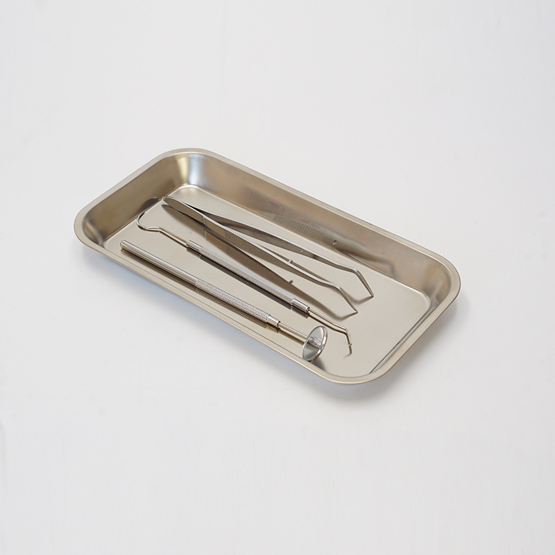 歯科用プローブピンセット三点セットステンレスチタン合金検査ツール角盤曲げ盤三点セット器械