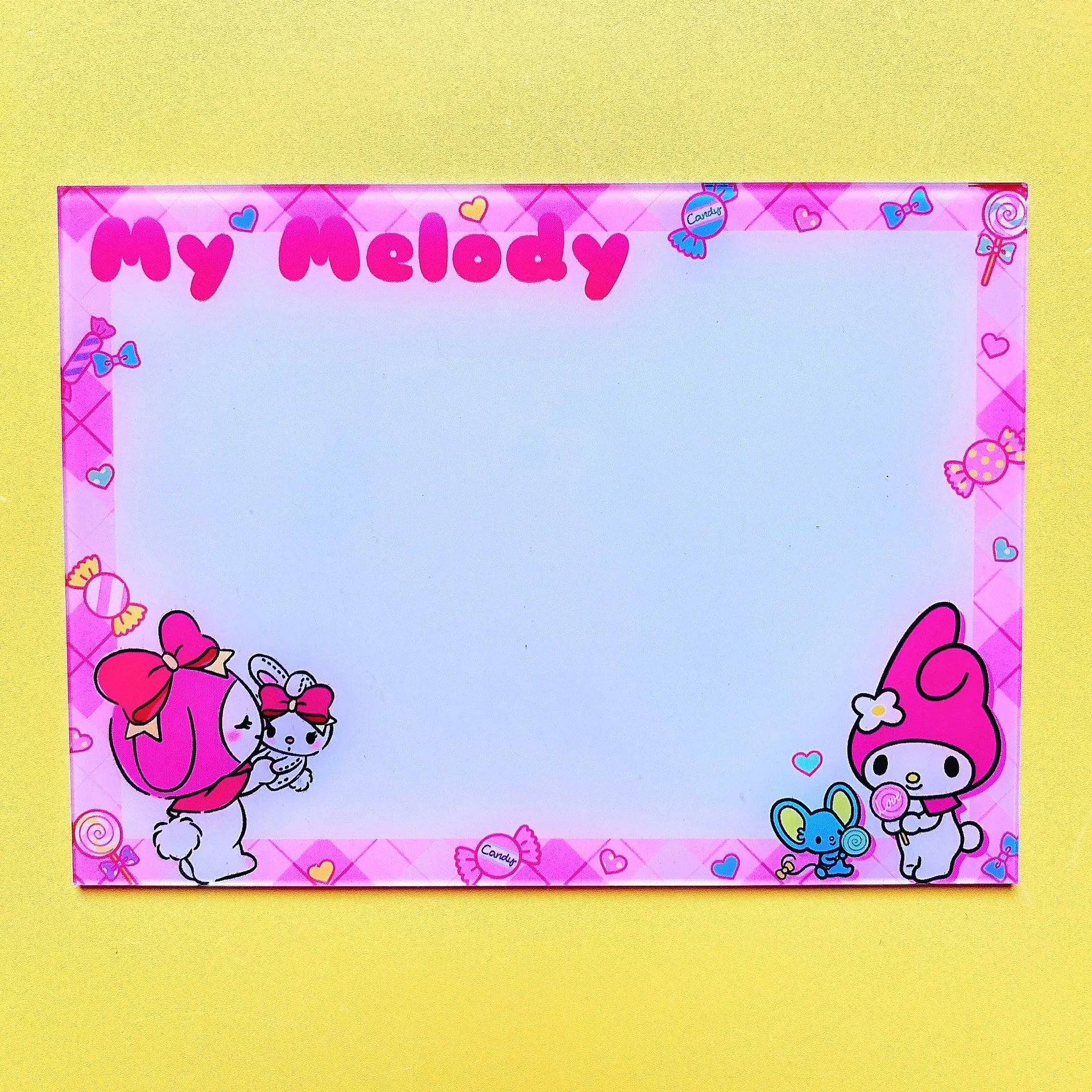 Новая акриловая пишущая доска сообщение Board Санрио Hello Kitty Kuromi кросс-бордер TK США и Япония взорванный 15см