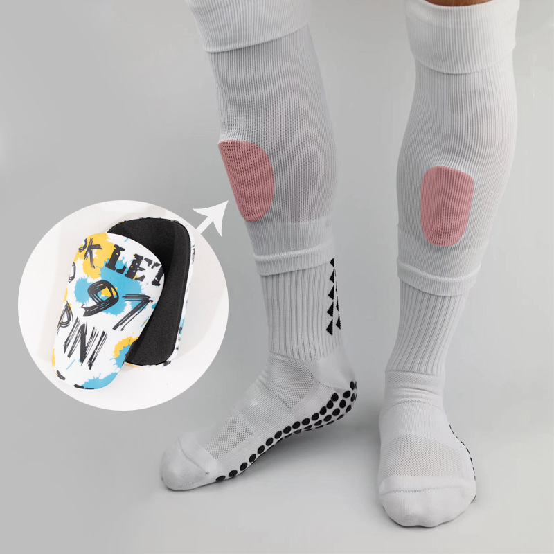 Football leg guard plate adult shin guard plate thickened insert plate sports guard_voghion.com