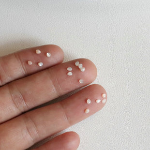 2*3mm��Ȼ�׵�ؐ��ؐ����ĸؐ΢��������ˮ�ν���ָ���Ʒdiy���