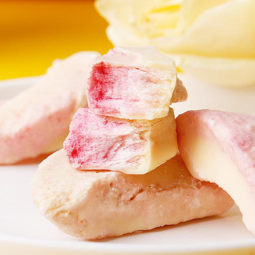 Fasimiyu manufacturer wholesale freeze-dried peaches dried FD peaches wholesale crispy white peaches dried fruit snacks