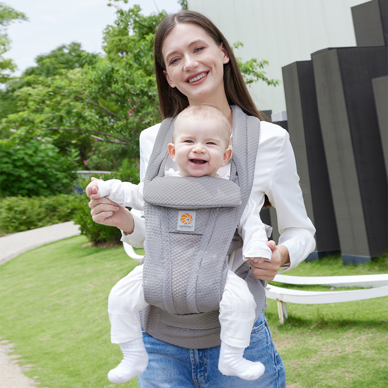 Egobaby taburete de cintura de portabebé para salir, simple, delantero y trasero, doble uso, abrazo horizontal, bebé recién nacido, multifuncional