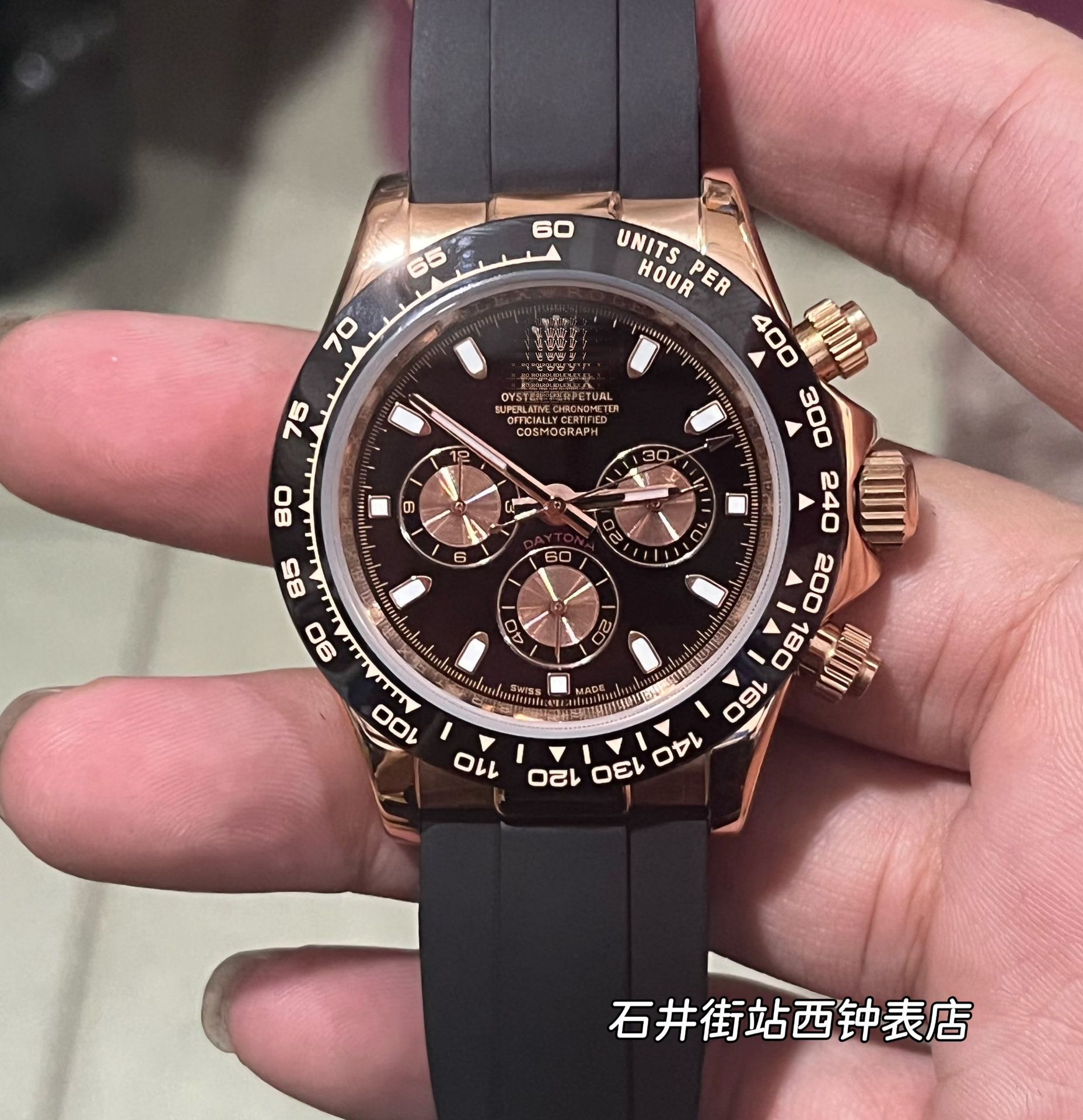 Fábrica limpia nueva DiTona multifuncional Hielo Landi4131 Panda Di cronógrafo mecánico para hombres estación independiente