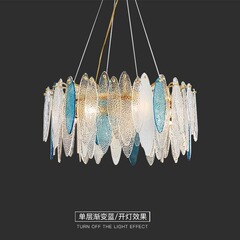 後の現代の軽い豪華なシャンデリアの客間の照明器具の大気の別荘の寝室のレストランの明かりの豪華な芸術の個性は簡単です。