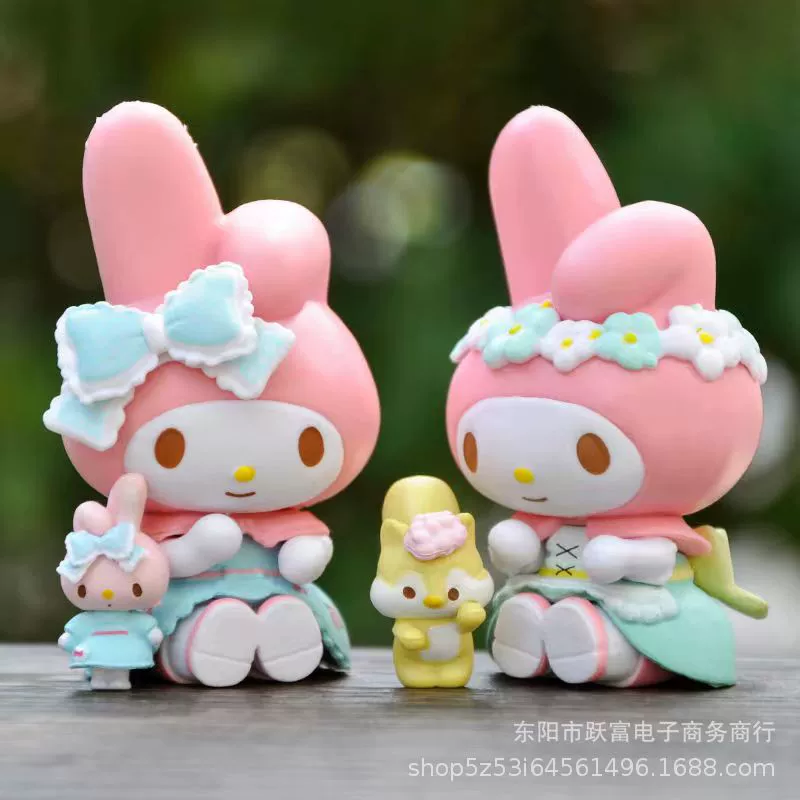 Слепой пакет фигурок (Sanrio) Dream Theme Tea Party My Melody & Friends, 8 милых коллекционных фигурок