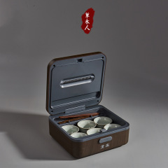 茶杯消毒櫃瀝乾防塵茶杯收納多功能消毒盒小型家用辦公室功夫茶具