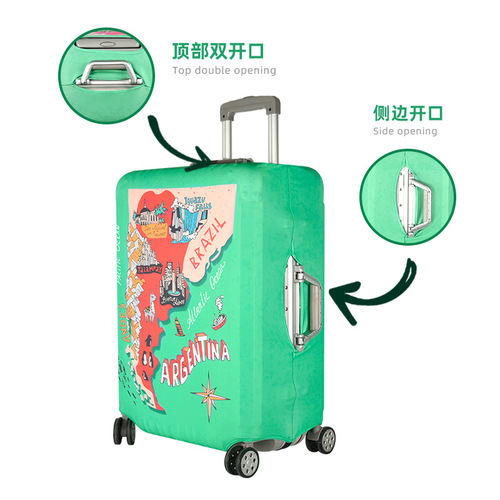 Wholesale Bulk Custom Printed Luggage Covers for Amazon - Elasticated Thick Travel Suitcases with Dust Protection - Made to Order