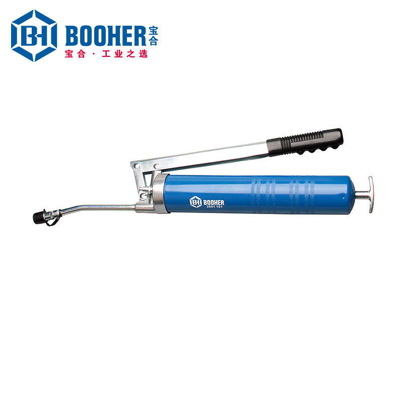 宝合Booher 3601101 高强度手动黄油枪400CC铝合金材质防滑设计