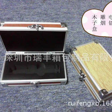 小型翻盖木盒 深圳铝盒工厂百宝箱包装盒小号礼品盒手提铝箱