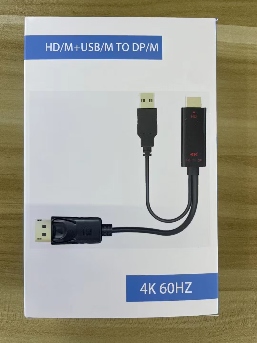 HDTV a gran cable de conversión DP 4K60Hz HD cable de monitor HDTV a DP HDMI a DP