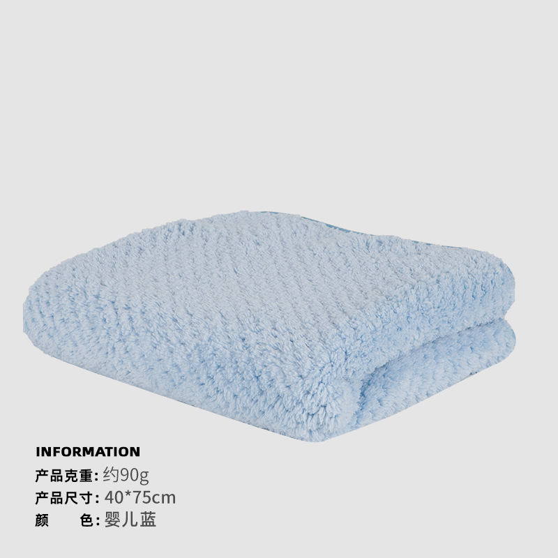 Toalla de rejilla de piña al por mayor de fábrica Toalla de pareja para hombres y mujeres Toalla de baño absorbente Toalla de lavado facial personalizada de terciopelo de coral para el hogar