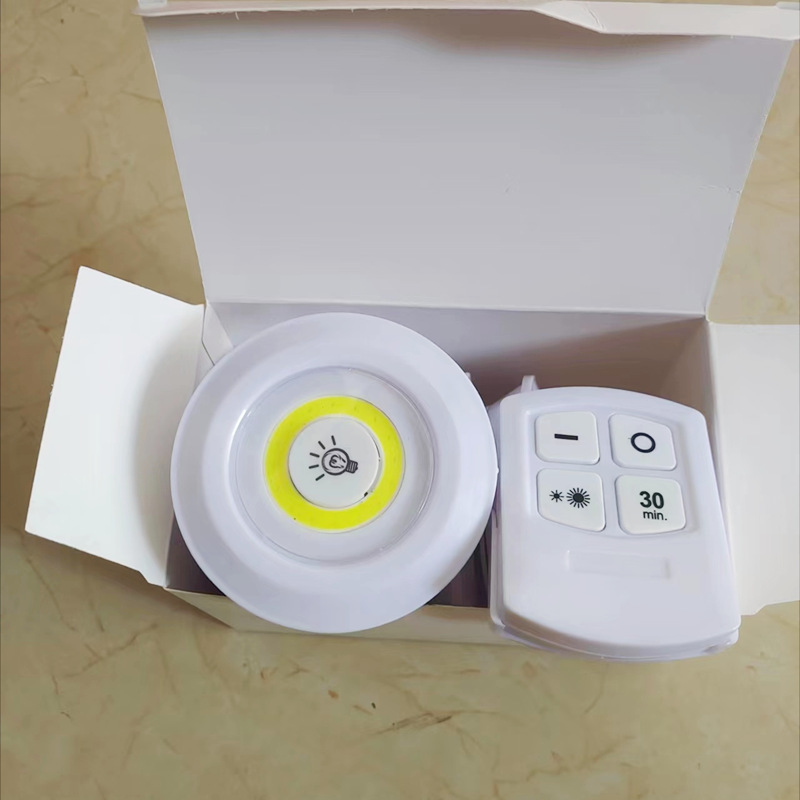 Luz tres en uno con control remoto inalámbrico COB transfronterizo, armario de dormitorio multifuncional, luz nocturna táctil, iluminación inteligente