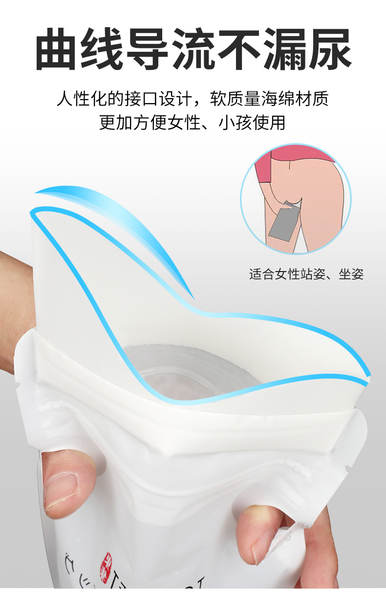 Emergency Urine Bag, Disposable, Unisex, a Must-Have Travel Accessory for Urinating, Portable Toilet Urinal for Business Trips and Car Use