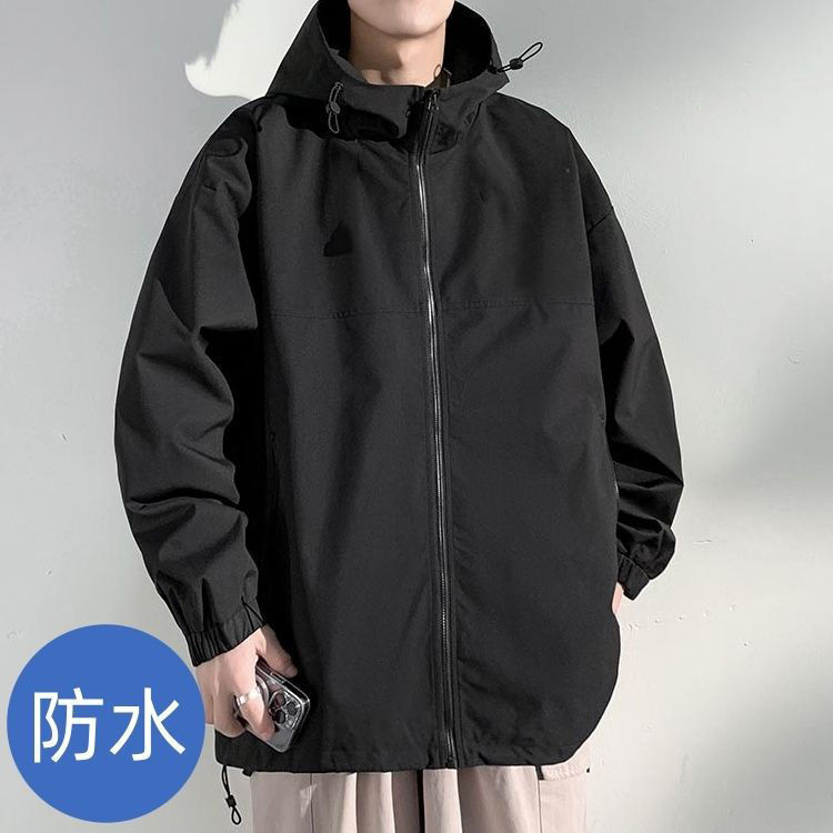 American-Style Outdoor Windproof Hard-Shell Jacket for Women, New Spring and Summer Versatile Mountaineering Jacket for Men