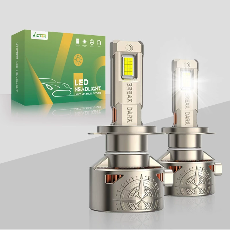 Светодиодная автомобильная фара 120W5080LED с охлаждением из цинкового сплава, компактная передняя фара, автомобильная лампа