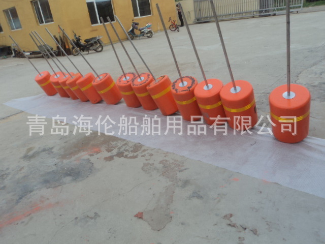 聚氨酯实心填充浮球 钢制锚浮标 聚乙烯复合材料系泊浮标 航标防