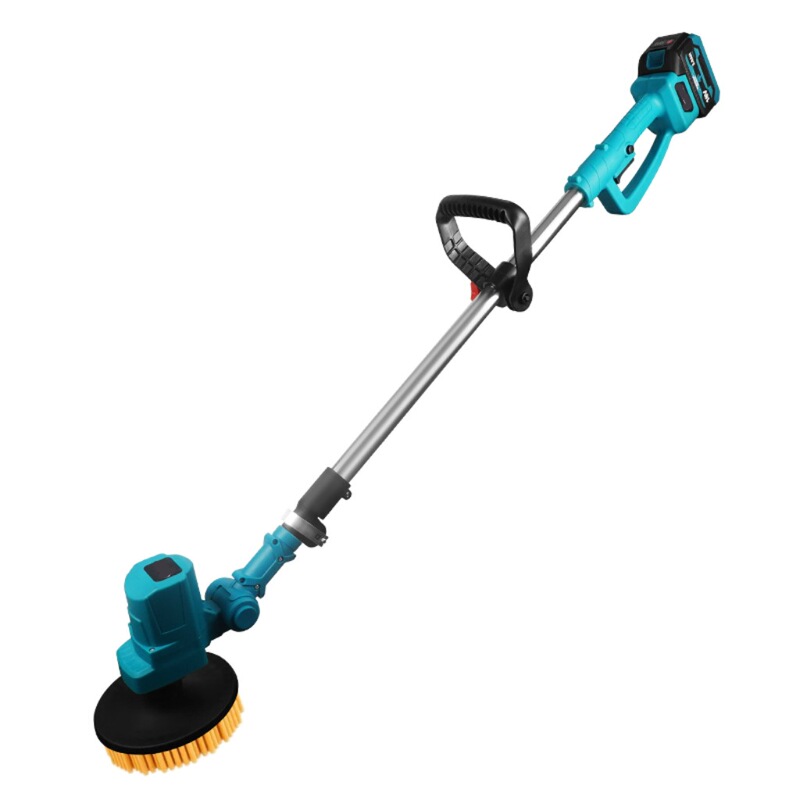 Cross-Border Hot-Selling Wireless Lithium Battery Electric Cleaning Brush, Extendable Household Bathroom and Garden Cleaning Tool