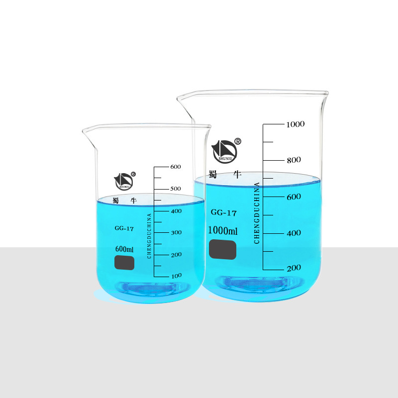 ガラスビーカー蜀牛ビーカー25ml 50ml 100ml 250ml 500mlガラス計量カップ化学実験ビーカー|undefined
