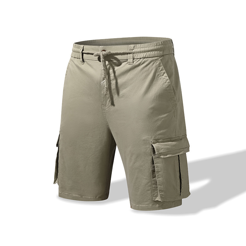 Men's Summer Retro Casual Shorts Cross-Border Foreign Trade Wholesale Loose Multi-Pocket Cargo Shorts Men's Style