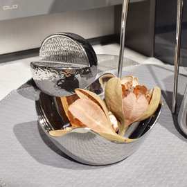 样板房厨房台面酒柜售楼处吧台软装饰摆件不锈钢调酒鼎壶组合别墅