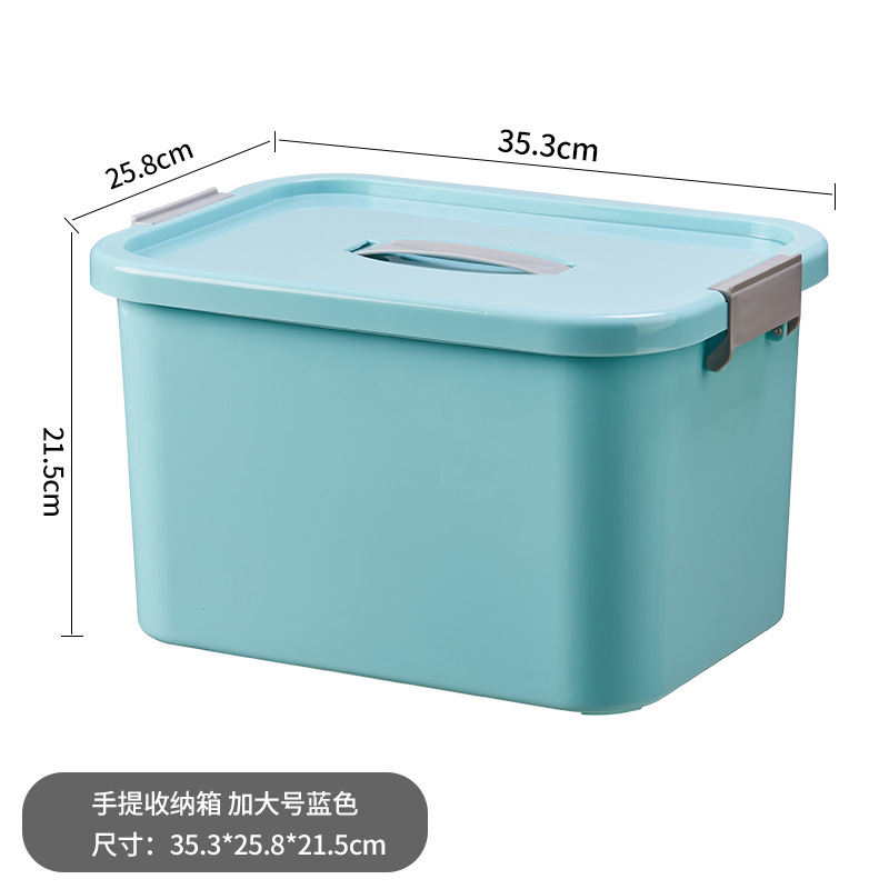 블루 플러스 사이즈 휴대용 보관함