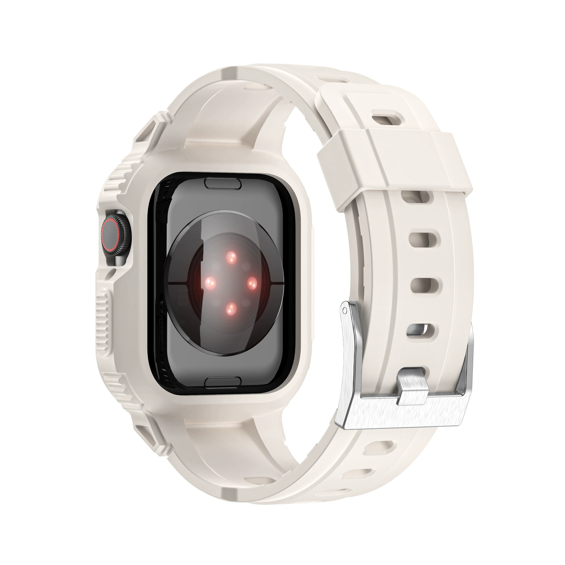 Новинки подходят для Apple Watch ремешок 5678 поколения SE армированный интегрированный TPU спортивный ремешок iWatch