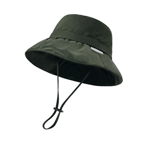 Summer and Autumn Sun Hat for Men and Women, Fisherman Hat for Outdoor Hiking, UV Protection, Waterproof and Breathable, Large Brim, Model XMZ300