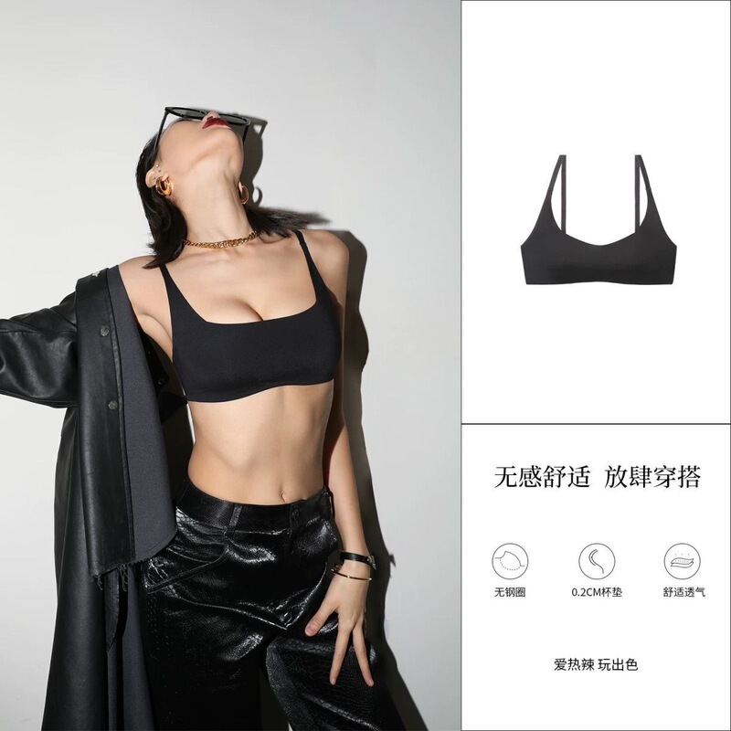 Women's Summer Lingerie for Small Busts, Wireless, Seamless, Push-Up, Anti-Sagging Bra with Side Support Women's Summer Lingerie for Small Busts, Wireless, Seamless, Push-Up, Anti-Sagging Bra with Side Support