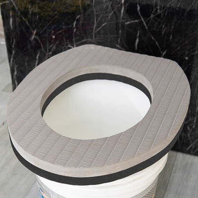 农村旱厕老人软马桶坐垫专用简易通用防水配件坐圈泡沫水桶坐便套|ms