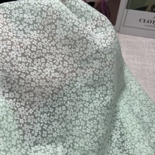 烧花面料 平纹棉布烧花提花小碎花女装连衣裙上衣夏季薄涤棉布