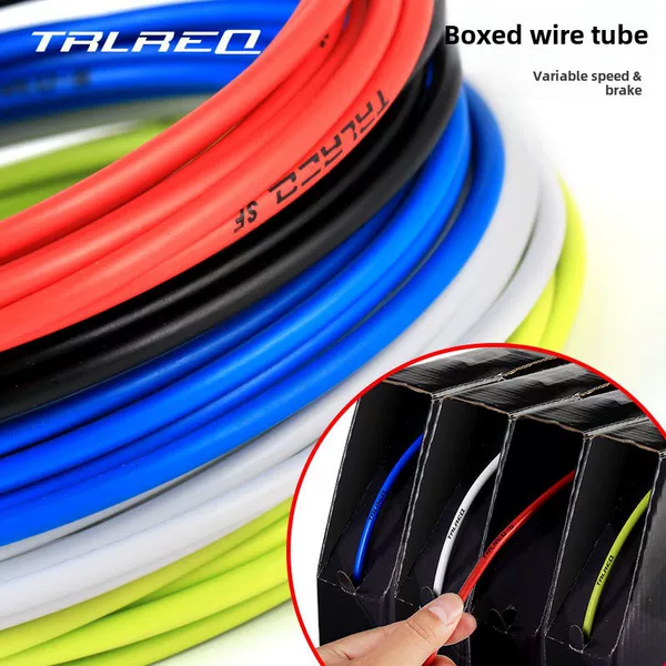 TRLREQ trerek mountain road folding bicycle variable speed brake line tube 4/5mm Color Line tube shell