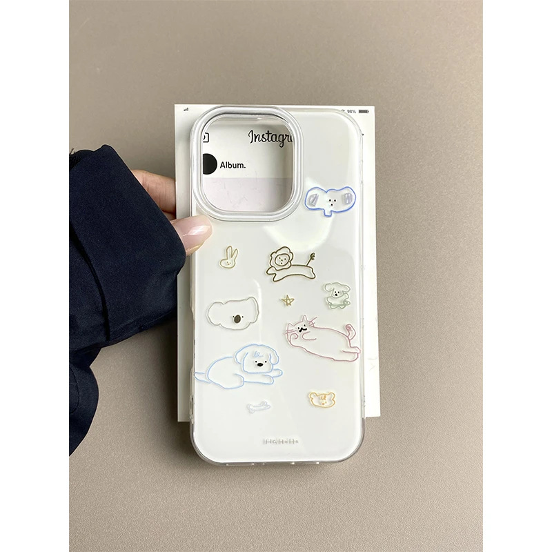 Suitable for Xiaomi 15Pro Mobile Phone Case Redmi K80Imd White Hard Shell Note14 High-End Frosted 13Civi5