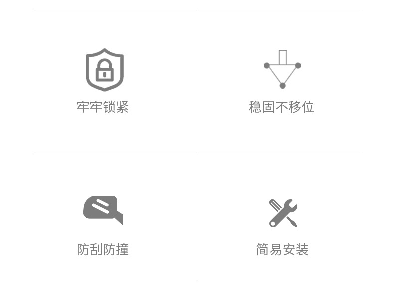 Suitable for Ford Ranger Ranger outer handle door bowl sticker special car door handle modification accessories