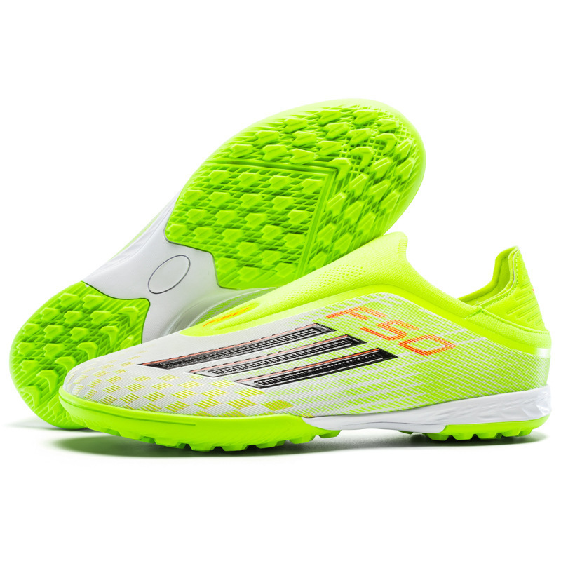Zapatos de Fútbol de Corte Bajo para Adultos de TPU y EVA Transpirables para Césped Natural y Artificial