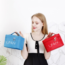 便携化妆包大容量多功能小号韩国简约少女心防水随身收纳品袋王之