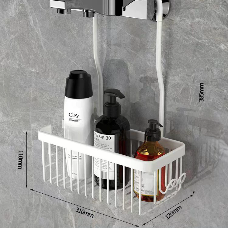 Donor -free bathroom shower shelf, bathroom, shower gel storage basket shower room toilet shampoo hanging basket