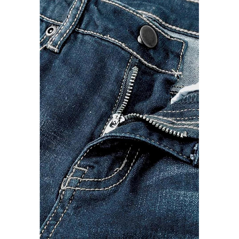 demi-season denim retro trousers