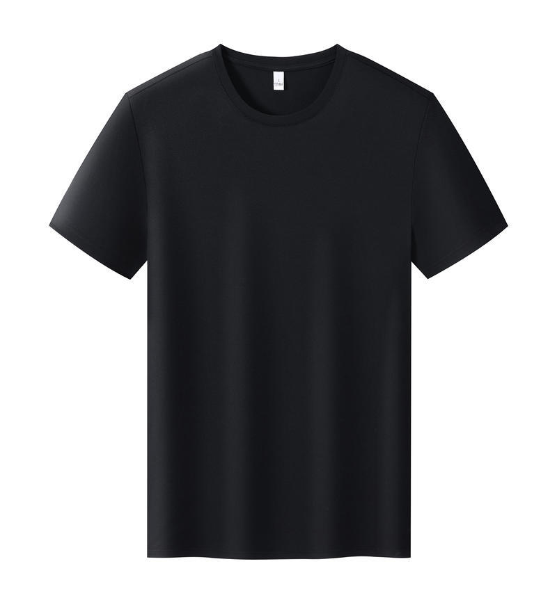 Comercio exterior europeo y americano camiseta de algodón de hielo logotipo impreso personalizado camiseta publicitaria de cuello redondo personalizada camiseta cultural de manga corta