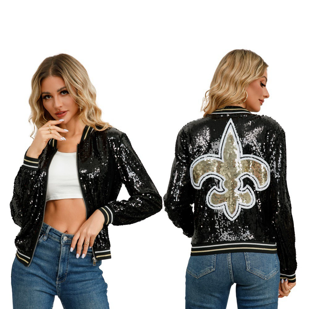 Модная короткая маникюрная sequins куртка, кардиган, (Торговля через границу), оптовый