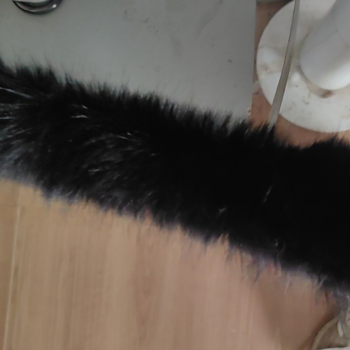 厂家直销白色仿狐狸毛领小狐狸毛条童装帽领帽条袖口辅料