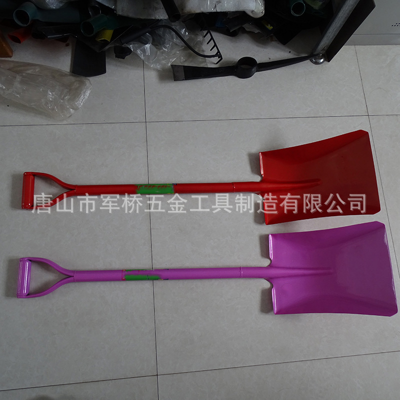 工厂批发锰钢淬火铁锹农用小铁铲子出口东南亚印度市场铁锹