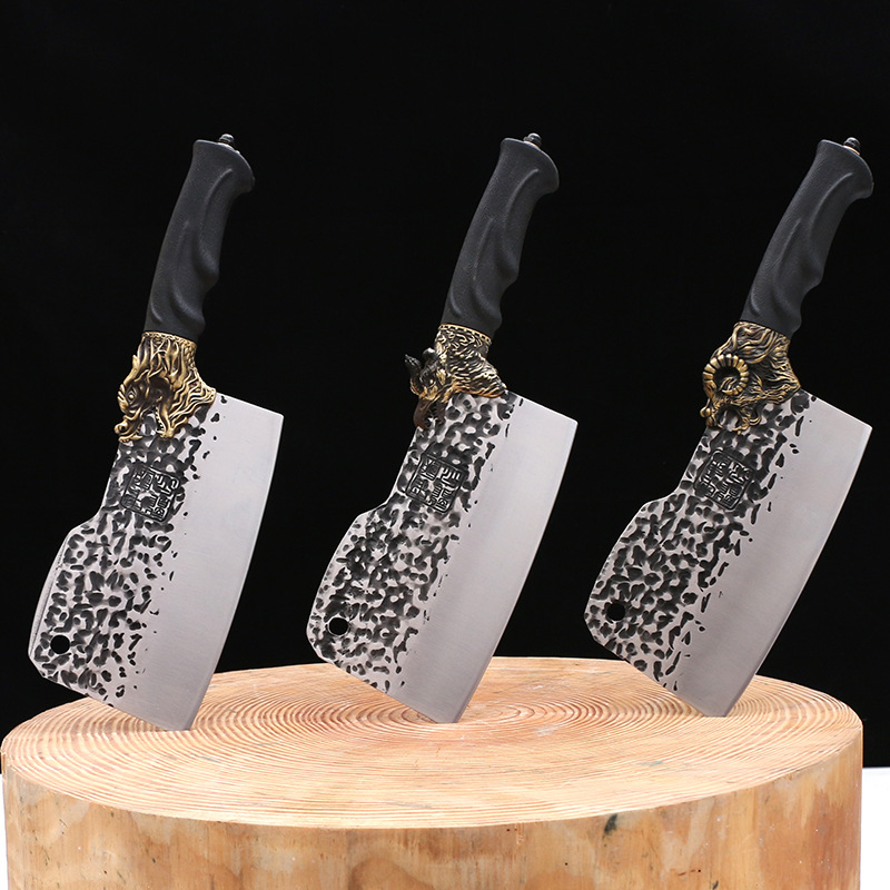 Longquan kitchen knife hand-forged kitchen knife household cutter…