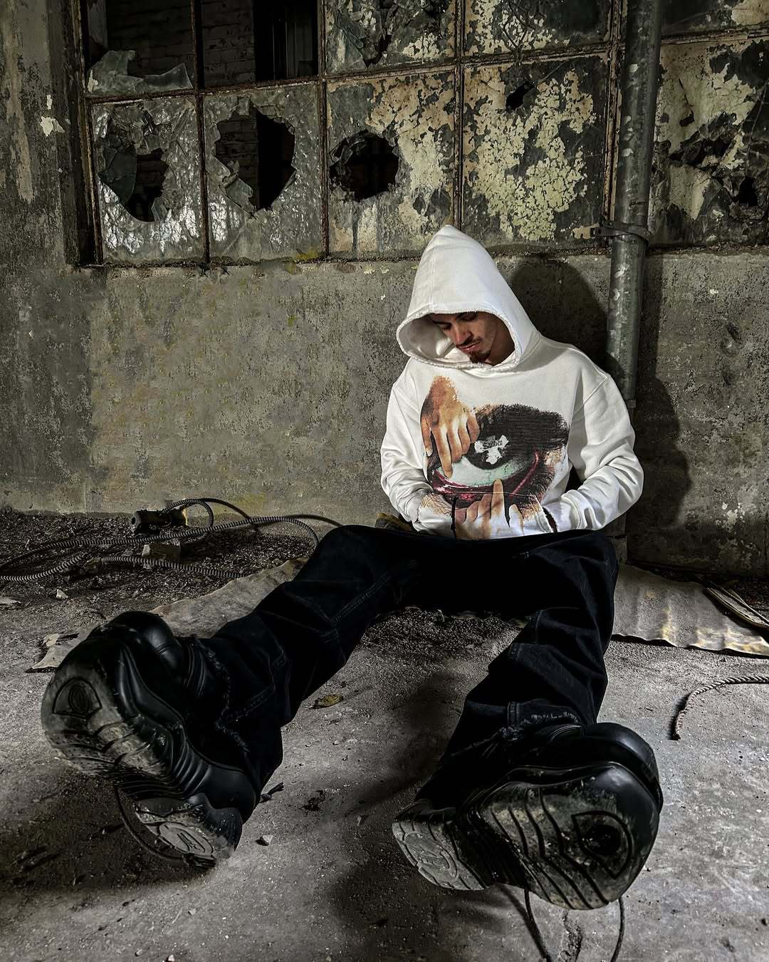 Unisex Retro Hoodie mit lustigem Zahnaufdruck - Fleecegefütterter Pullover für Damen und Herren_voghion.com