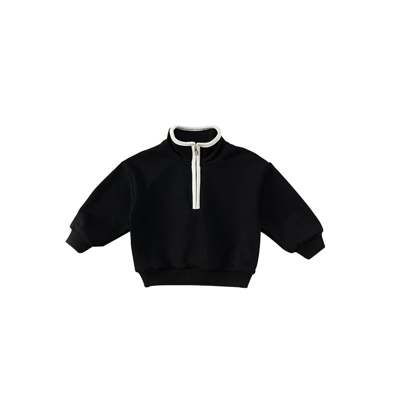 Autumn children's sweatshirt for leisure for boys, children's clothing, high collar