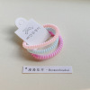 Set, telephone, fashionable hair rope, hair accessory, 3 piece set, simple and elegant design, Korean style, new collection