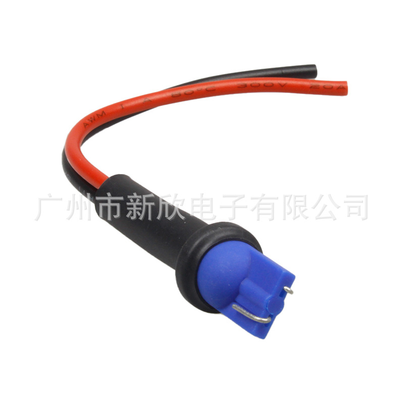 Tiankun transfronterizo de suministro caliente T10 conector con alambre 5W adecuado para coche ancho luz macho Enchufe europeo y americano Venta caliente