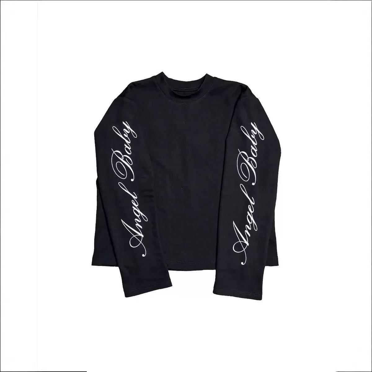 Other T-shirt Angel Baby Sleeve Print Black